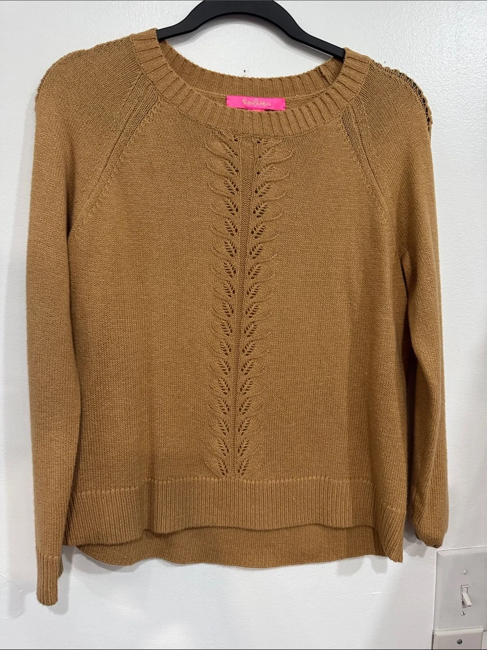 Lilly Pulitzer Caramel Brown Crewneck Sweater